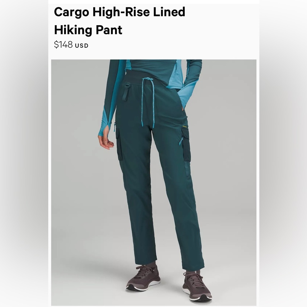 Worn Once Lululemon Hiking Pants